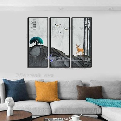 Download file File tranh hiện đại pha lê gương FT85206 (chất lượng in ấn)