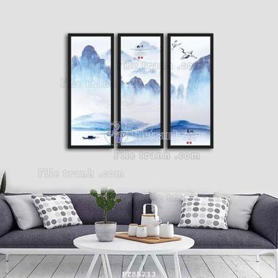 File gốc File tranh hiện đại pha lê gương FT85213 (trang trí) phòng trẻ em