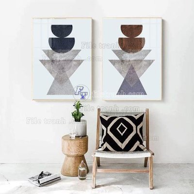 File ảnh File tranh hiện đại pha lê gương FT85237 (gốc) in standee