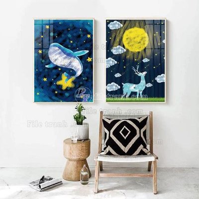 Tải file gốc File tranh hiện đại pha lê gương FT85244 (bản PSD) gốc