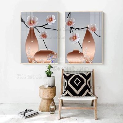 File ảnh File tranh hiện đại pha lê gương FT85249 (gốc) in poster