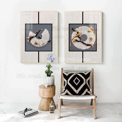 Tải file File tranh hiện đại pha lê gương FT85292 (gốc) làm tranh trang trí