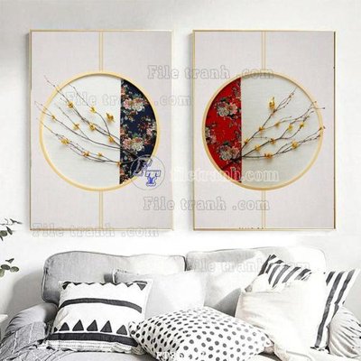 File PSD File tranh hiện đại pha lê gương FT85297 (chất lượng in ấn)