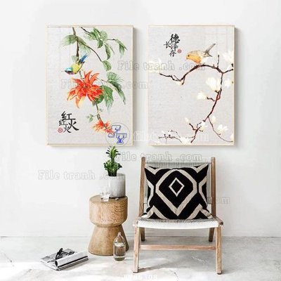 File in trần File tranh hiện đại pha lê gương FT85308 (bản gốc) đại dương