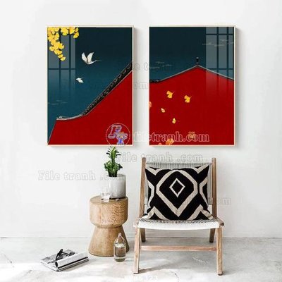 File PSD File tranh hiện đại pha lê gương FT85323 (bản gốc) dễ dàng edit