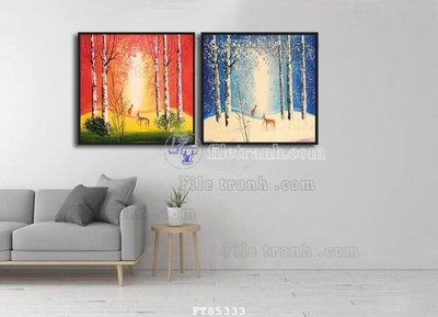 Ảnh gốc File tranh hiện đại pha lê gương FT85333 (siêu chi tiết) để in ấn