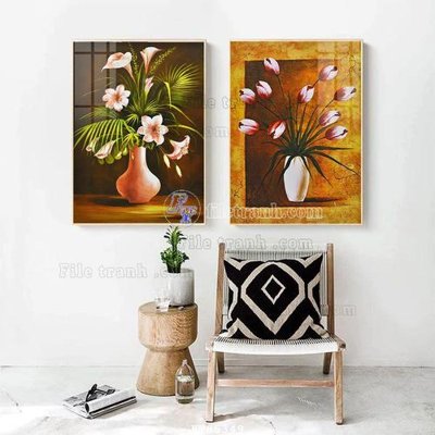 File PSD File tranh hiện đại pha lê gương FT85349 (chất lượng in ấn)