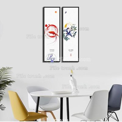 Chi tiết file ảnh File tranh hiện đại pha lê gương FT85388 sắc nét