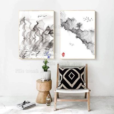 File ảnh File tranh hiện đại pha lê gương FT85412 (gốc) in Hiflex