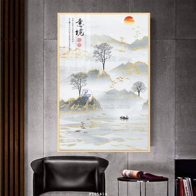 Tải file File tranh hiện đại pha lê gương FT85414 (gốc) làm tranh treo tường