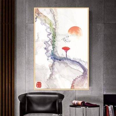 File tranh File tranh hiện đại pha lê gương FT85421 (gốc) in vải canvas