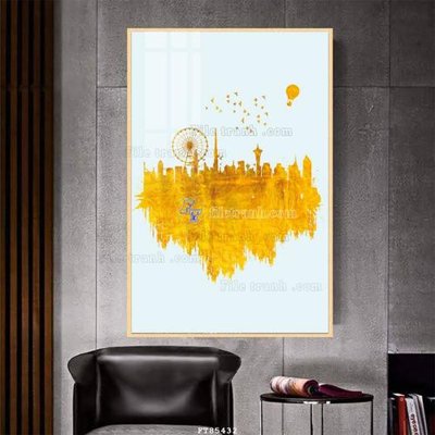 File gốc File tranh hiện đại pha lê gương FT85432 (in ấn) không giới hạn