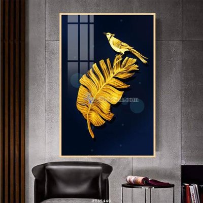 File tranh File tranh hiện đại pha lê gương FT85440 (bản gốc) in lụa 3D