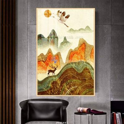 File tranh File tranh hiện đại pha lê gương FT85447 (gốc) in backlit film