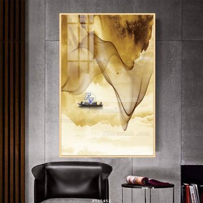 File gốc File tranh hiện đại pha lê gương FT85452 (in mica) cắt laser