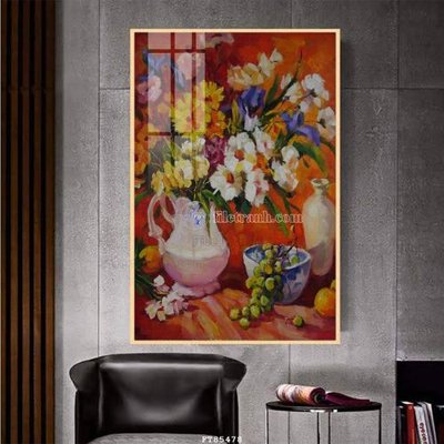 File in lụa File tranh hiện đại pha lê gương FT85478 (phong cảnh) File tranh hiện đại pha lê gương FT85478