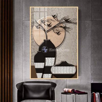 Tải file File tranh hiện đại pha lê gương FT85480 (PSD) cho in tranh 3D