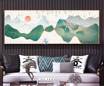 File tranh gốc in trần nhà File tranh hiện đại pha lê gương FT85525 3D