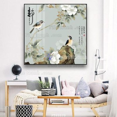 File tranh File tranh hiện đại pha lê gương FT85570 (gốc) phong cách tối giản