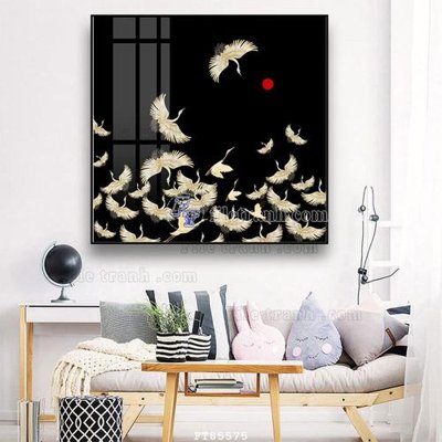 File tranh File tranh hiện đại pha lê gương FT85575 (bản gốc) treo tường