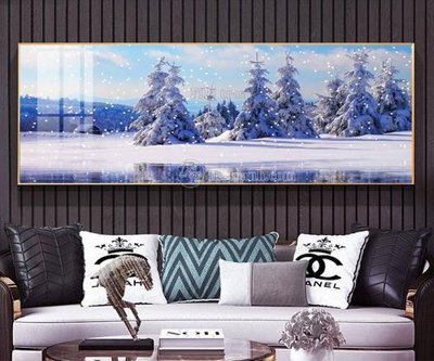 File gốc File tranh hiện đại pha lê gương FT856 (in lụa) tranh phong thủy