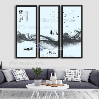 File tranh gốc File tranh hiện đại pha lê gương FT85605 (bản quyền) file PSD