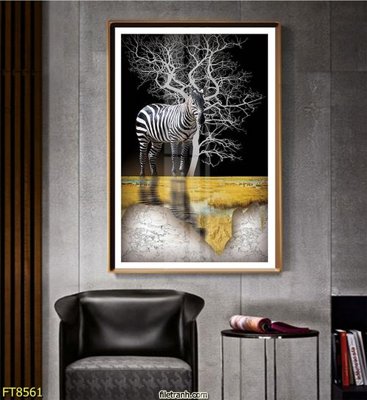 File in trần Tranh trang trí lối vào 1 tấm FT8561 (bản gốc) mây trời