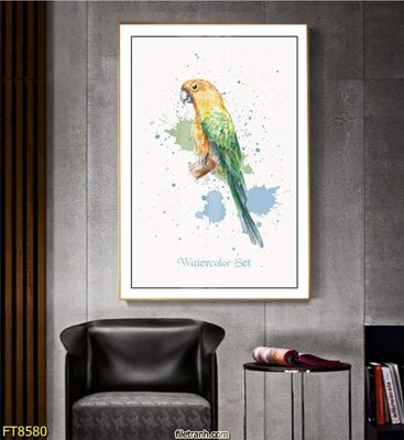 Ảnh gốc Tranh trang trí lối vào 1 tấm FT8580 (độ nét cao) in mica