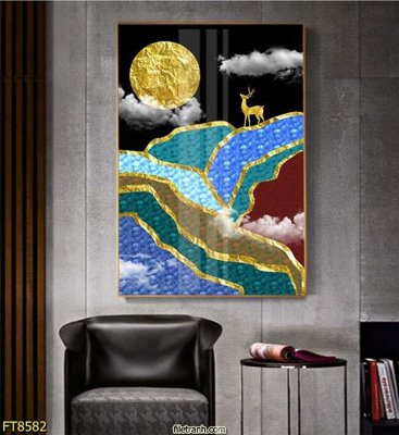 Hình ảnh file gốc Tranh trang trí lối vào 1 tấm FT8582 (chất lượng cao)