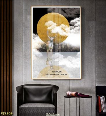 Chi tiết file tranh tráng gương Tranh trang trí lối vào 1 tấm FT8596 (ảnh gốc)