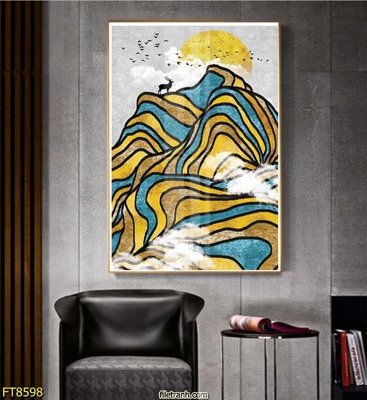 File gốc Tranh trang trí lối vào 1 tấm FT8598 (AI/EPS) cho in ấn