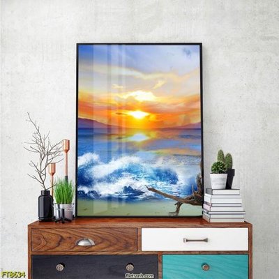 File tranh quảng cáo Tranh trang trí lối vào 1 tấm FT8634 (file gốc) chuyên nghiệp