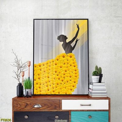 Tải file Tranh trang trí lối vào 1 tấm FT8636 (gốc) chủ đề tâm linh