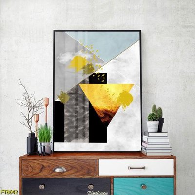 Download file Tranh trang trí lối vào 1 tấm FT8642 (gốc) in mica cao cấp