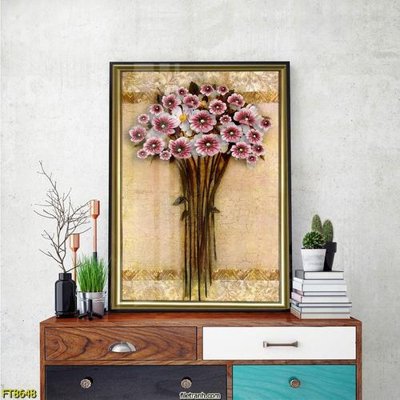 File tranh Tranh trang trí lối vào 1 tấm FT8648 (gốc) phong cách tối giản