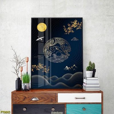 Tải file tranh Tranh trang trí lối vào 1 tấm FT8665 (gốc) tại Filetranh.com