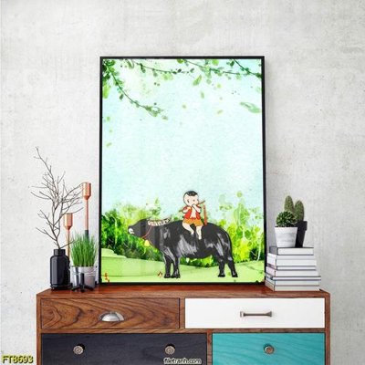 Download file gốc Tranh trang trí lối vào 1 tấm FT8693 (in mica) logo