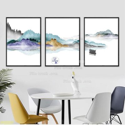 File PSD in ấn Tranh treo pha lê gương FT87377 (chất lượng cao)