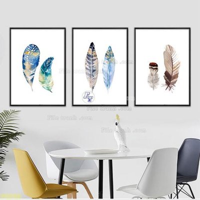 File gốc Tranh treo pha lê gương FT87433 (bản quyền) cho in ấn