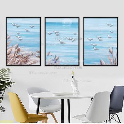 File tranh ảnh gốc Tranh treo pha lê gương FT87478 dùng cho in khổ lớn