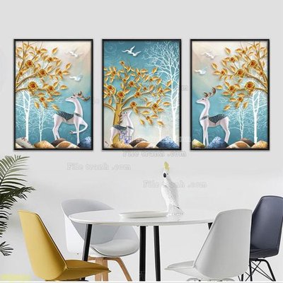 File in ấn Tranh treo pha lê gương FT87484 (bản gốc) sắc nét