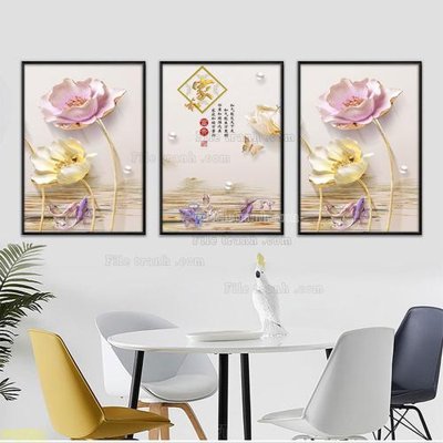 File gốc Tranh treo pha lê gương FT87511 (PNG) chất lượng cao