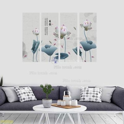 File gốc Tranh treo pha lê gương FT87589 (trang trí) phòng làm việc