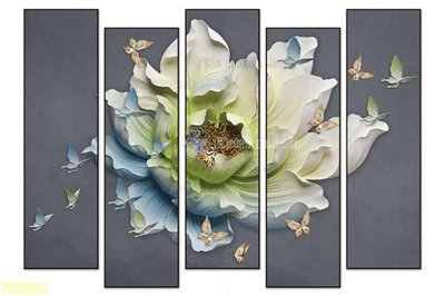 Tải file Tranh treo pha lê gương FT87609 (gốc) làm tranh treo tường