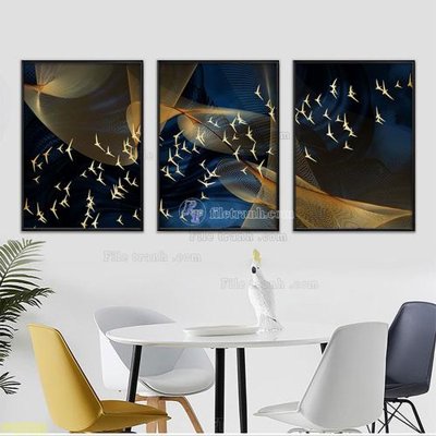 File tranh Tranh treo pha lê gương FT87626 (bản gốc) trang trí văn phòng