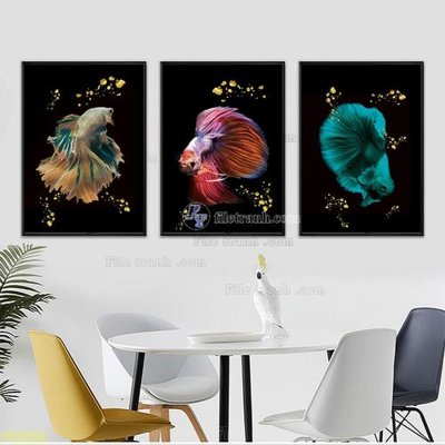 File PSD in ấn Tranh treo pha lê gương FT87681 (chất lượng cao)