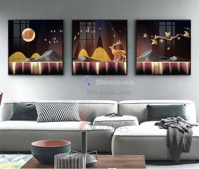 Tải file gốc Tranh treo pha lê gương FT87695 (in khổ lớn) quảng cáo