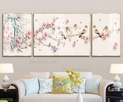 File ảnh Tranh treo pha lê gương FT87732 (gốc) in backdrop sự kiện