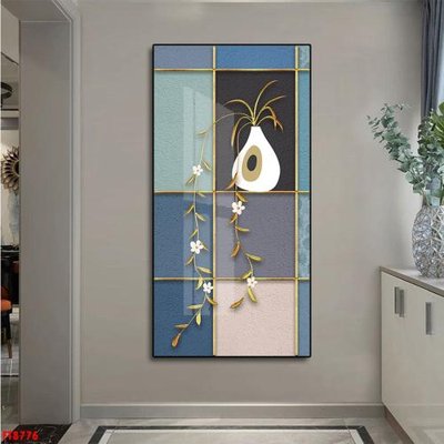 File tranh Tranh trang trí lối vào 1 tấm FT8776 (gốc) in film