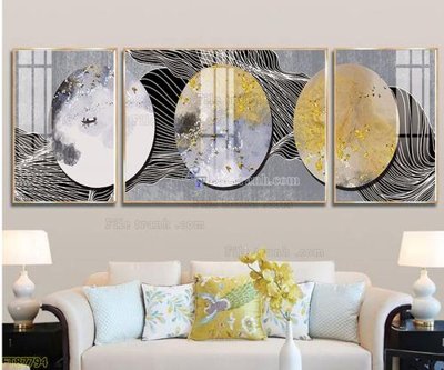 Tải file gốc in lụa Tranh treo pha lê gương FT87794 siêu nét